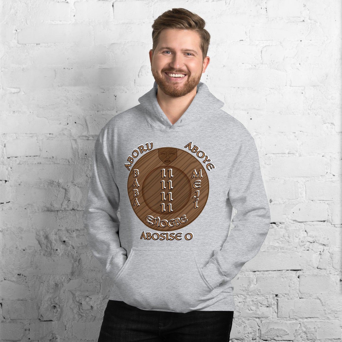 Baba Ejiogbe MEJI 2  Gold Unisex Hoodie