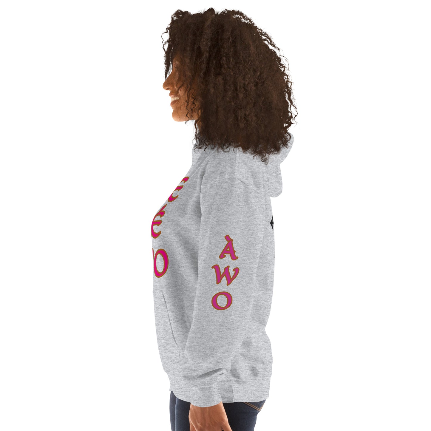 Egbe Ire Awo 2 Logo Violet Unisex Hoodie