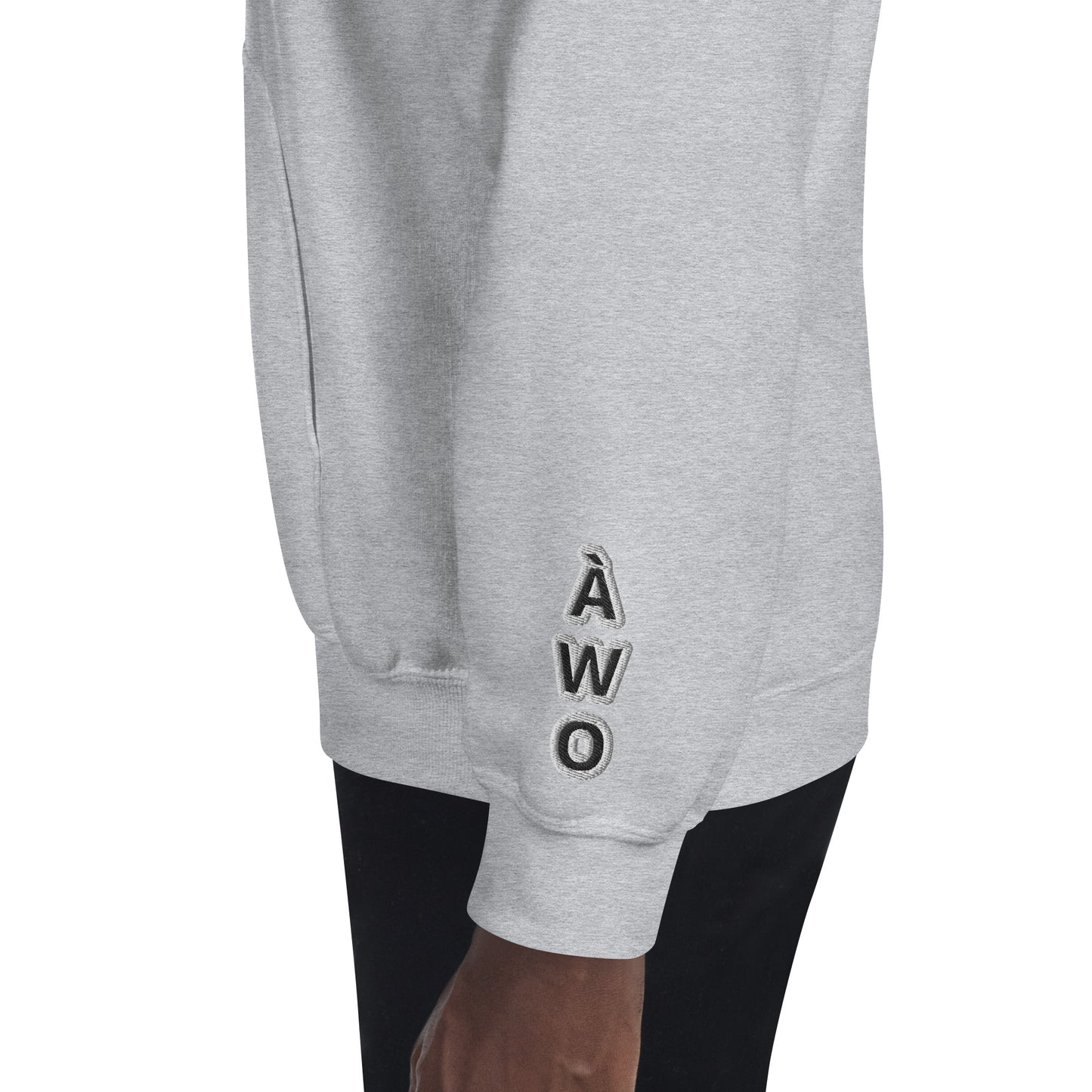 Egbe Iré ÀWO Logo Orunmila embroidered Aje 3 Unisex Hoodie