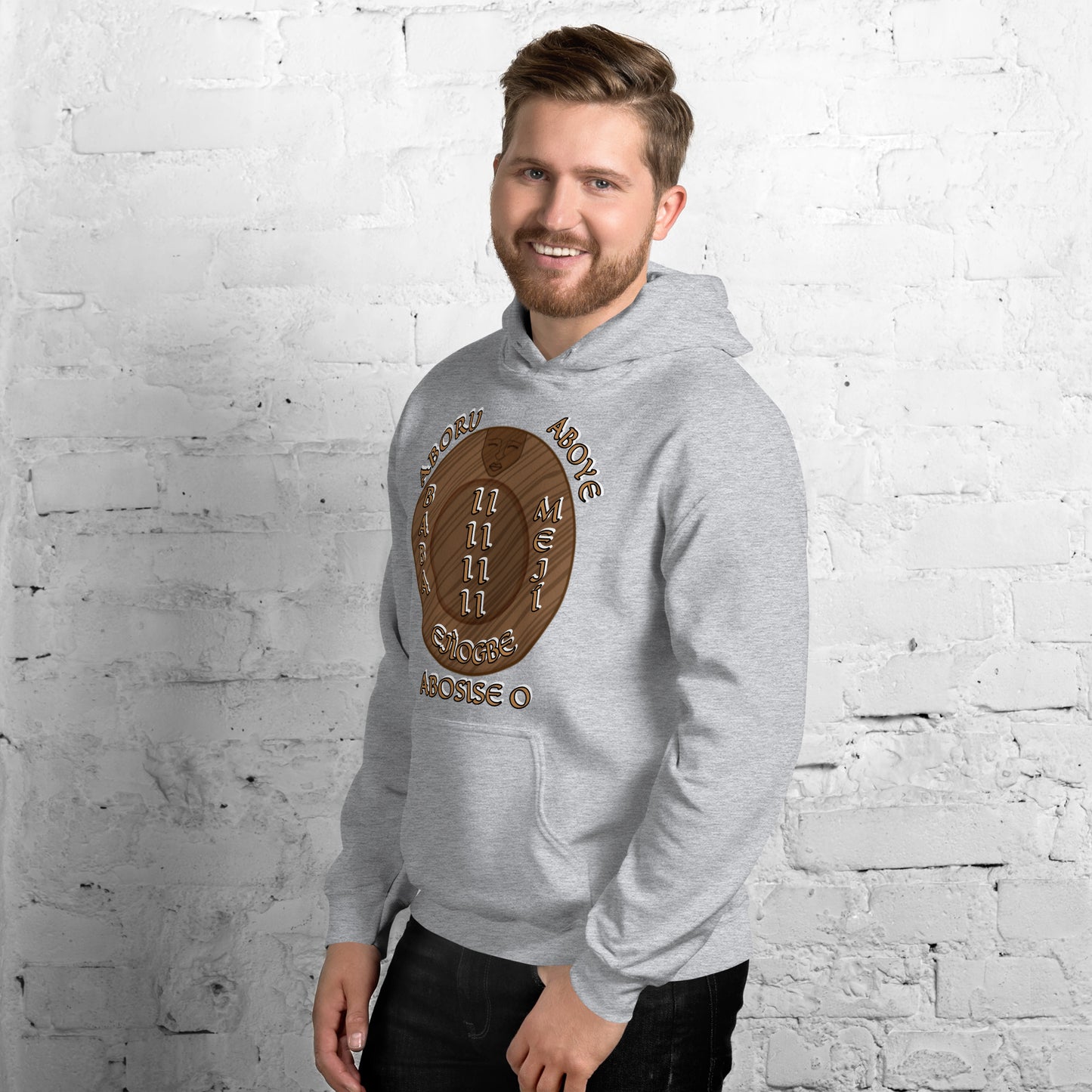 Baba Ejiogbe MEJI 2  Gold Unisex Hoodie