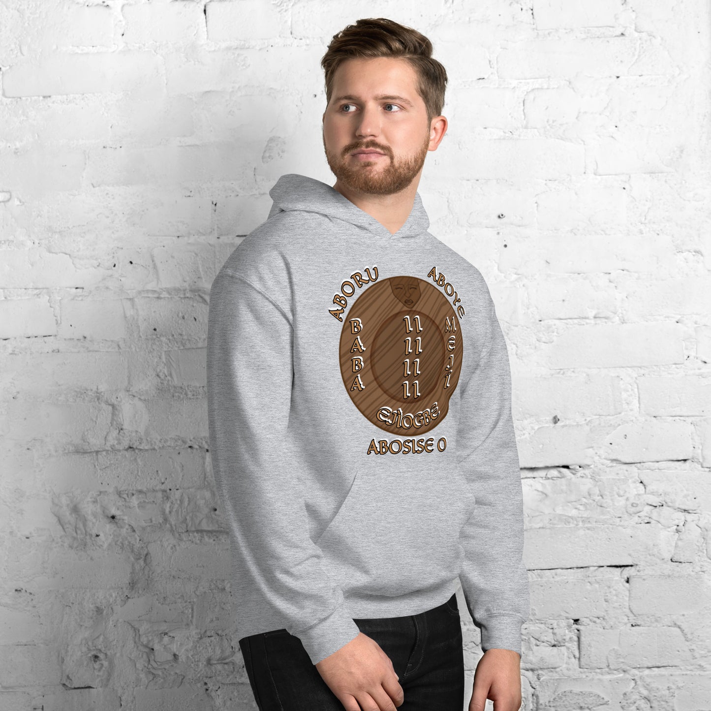 Baba Ejiogbe MEJI 2  Gold Unisex Hoodie