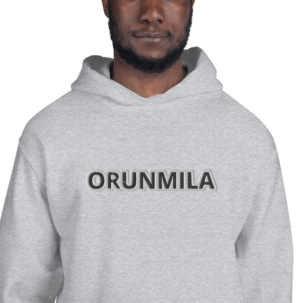 Egbe Iré ÀWO Logo Orunmila embroidered Aje 3 Unisex Hoodie