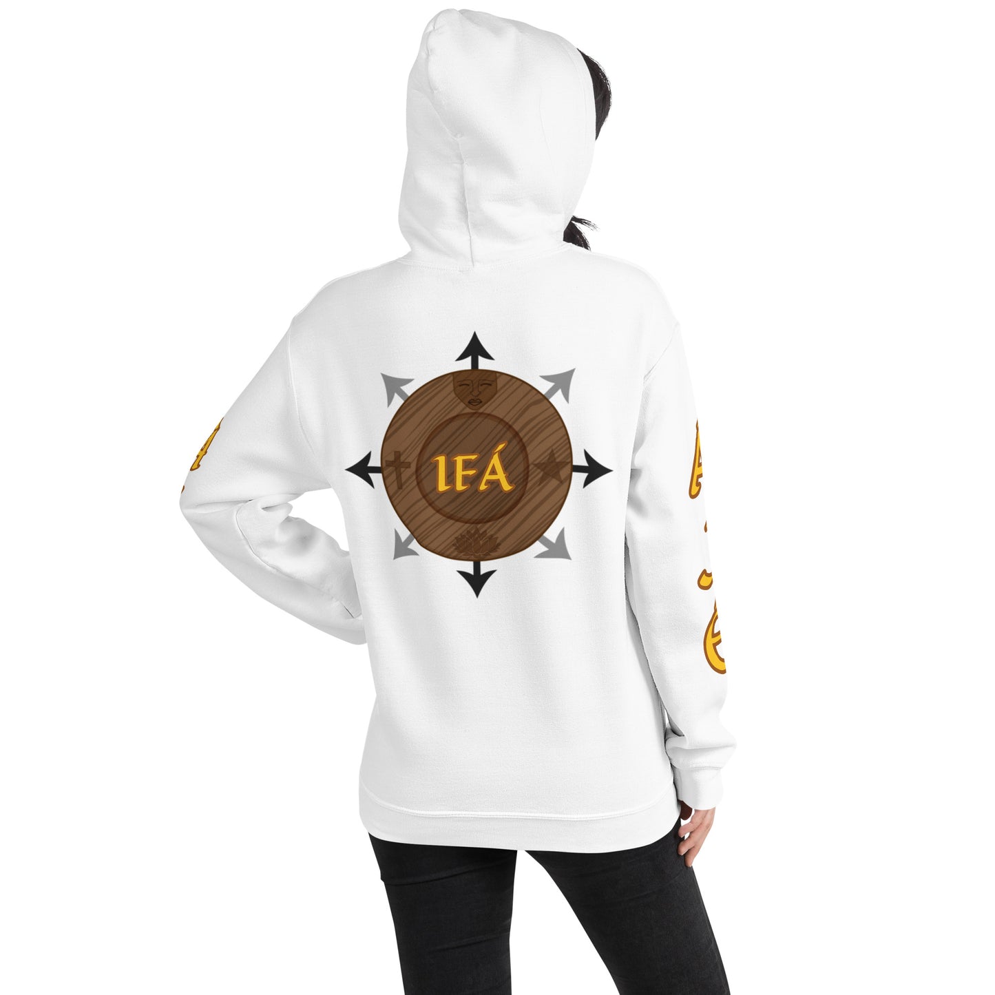 Egbe Ire Awo 2 Logo Yellow Unisex Hoodie