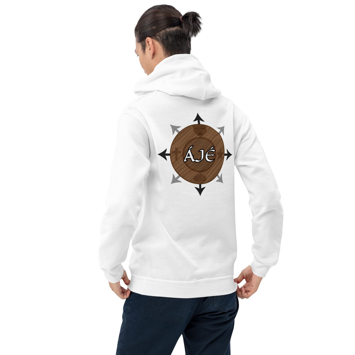 Egbe Iré ÀWO Logo Orunmila embroidered Aje 2 Unisex Hoodie