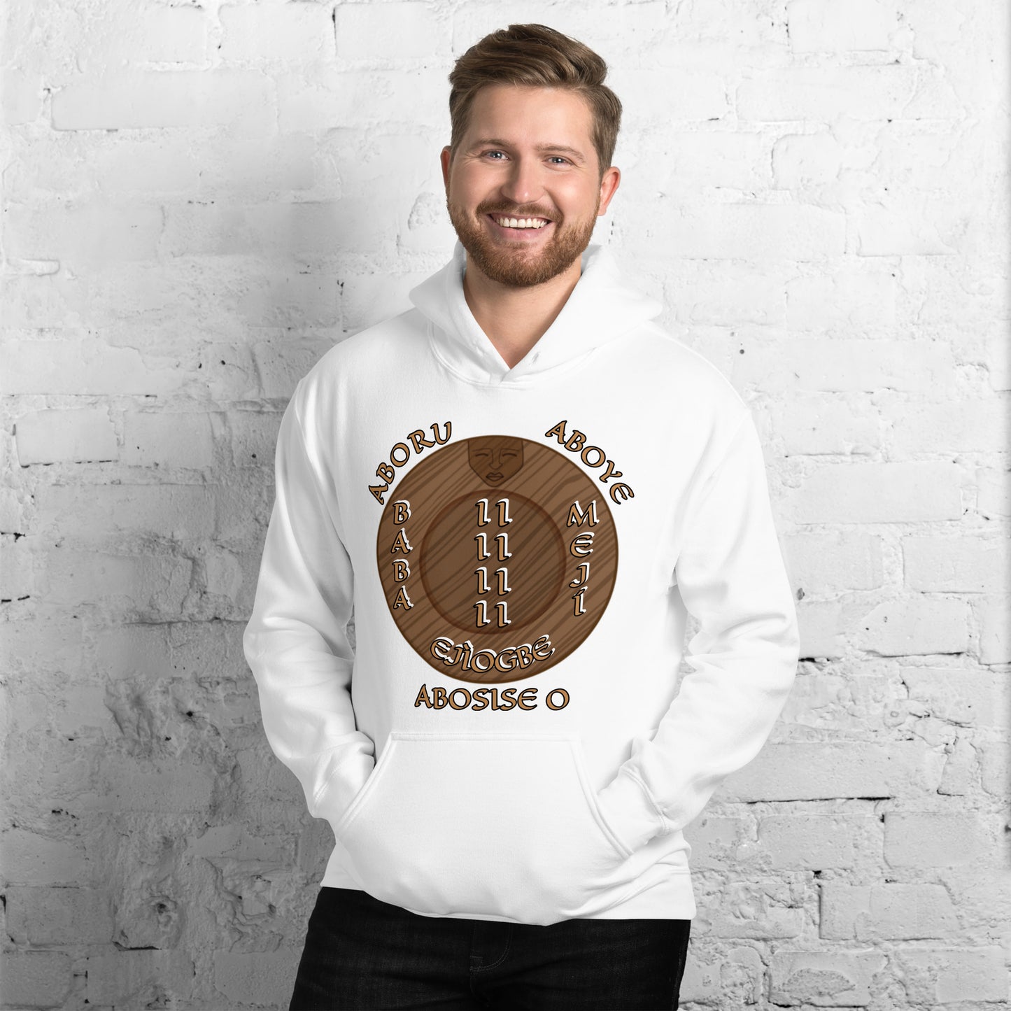 Baba Ejiogbe MEJI 2  Gold Unisex Hoodie