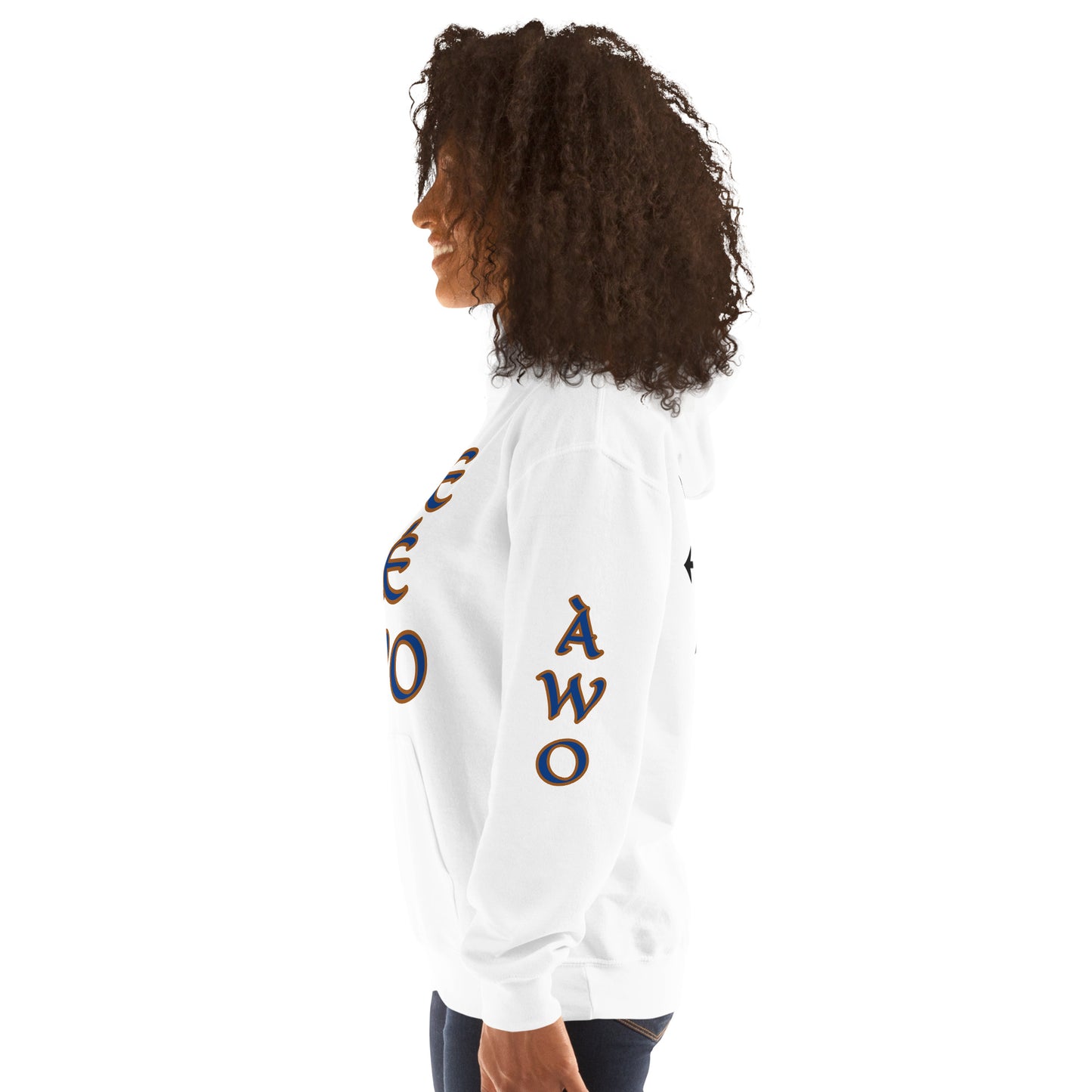 Egbe Ire Awo 2 Logo Blue Unisex Hoodie