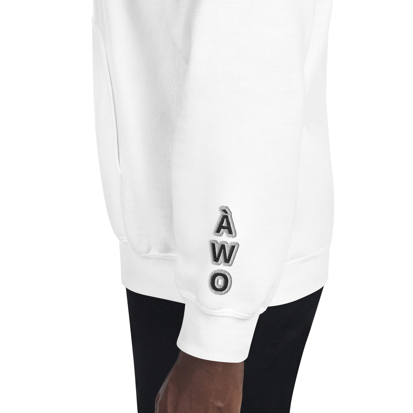 Egbe Iré ÀWO Logo Orunmila embroidered Aje 3 Unisex Hoodie