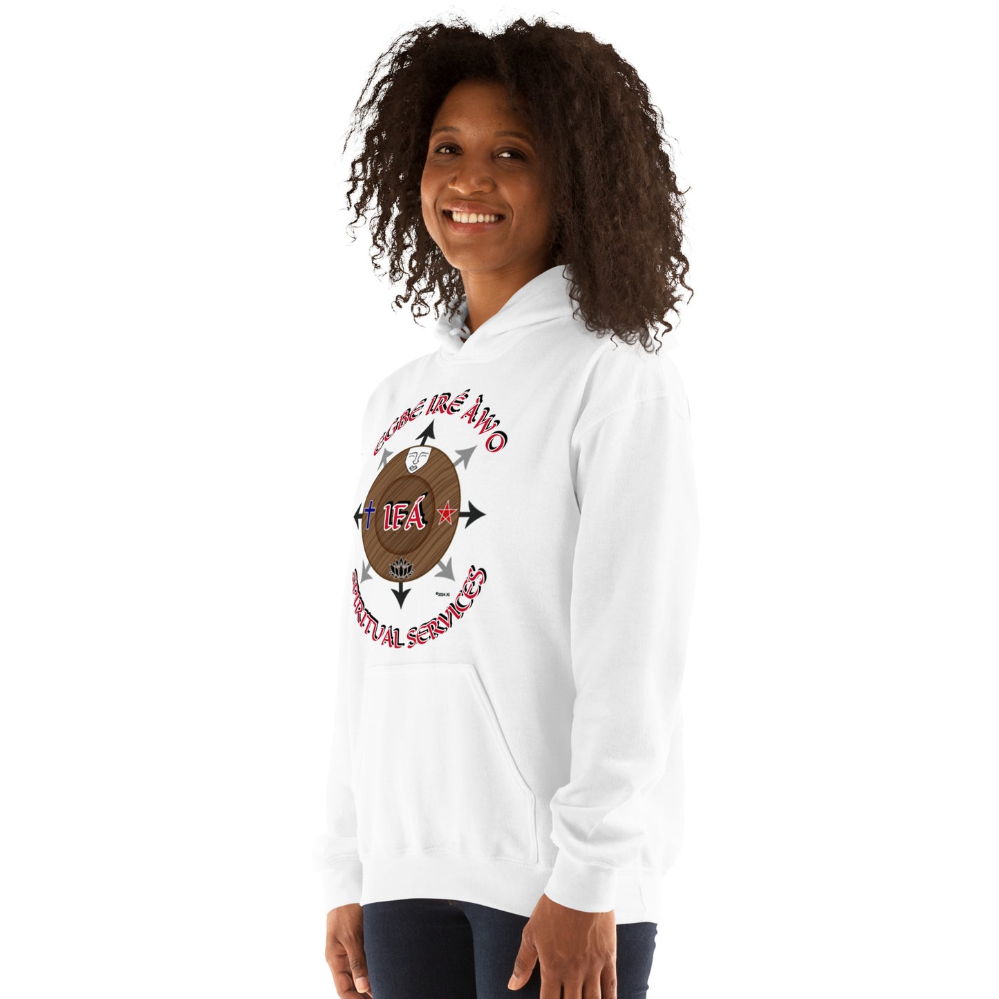 Egbe Ire Awo Signature Logo 6 Unisex Hoodie