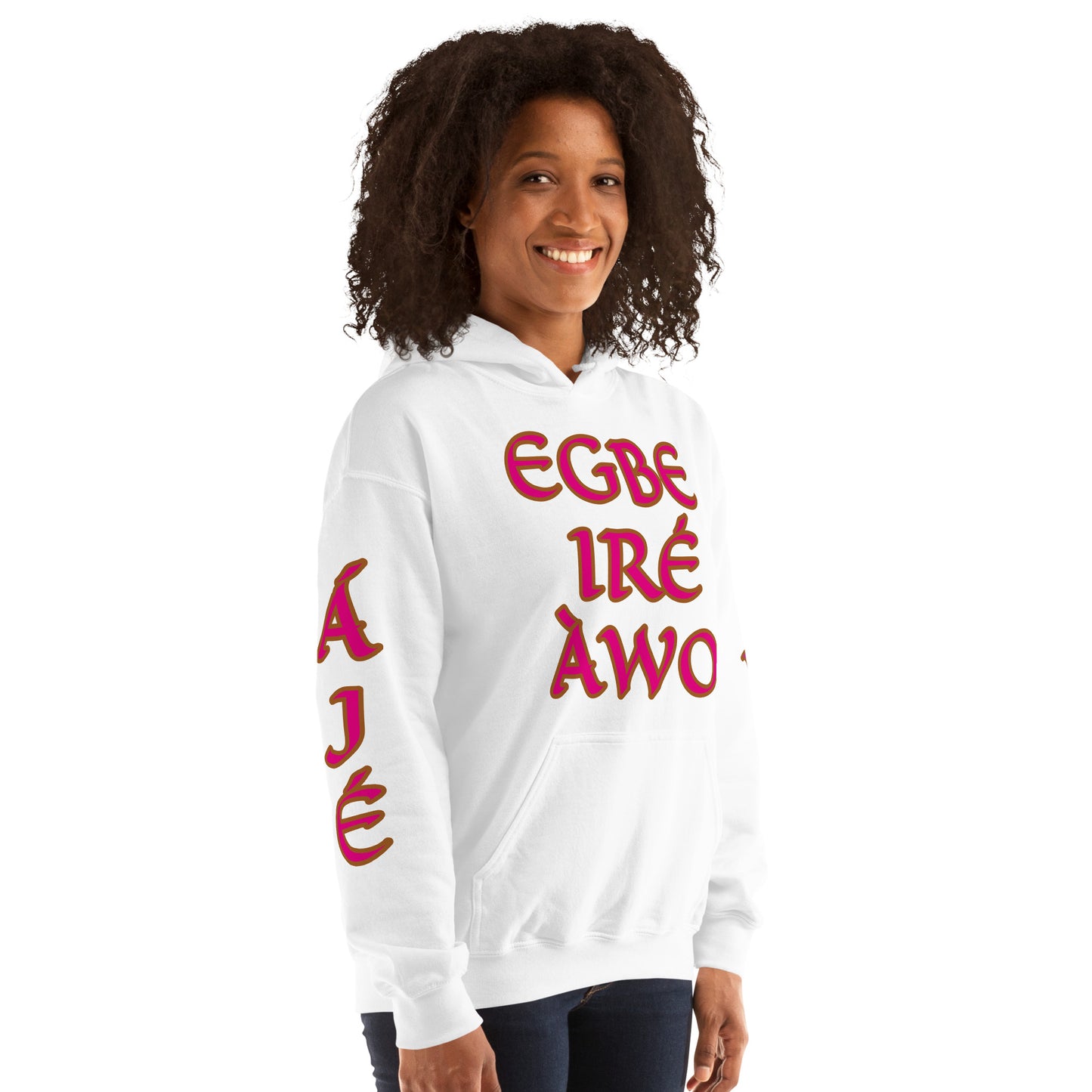 Egbe Ire Awo 2 Logo Violet Unisex Hoodie