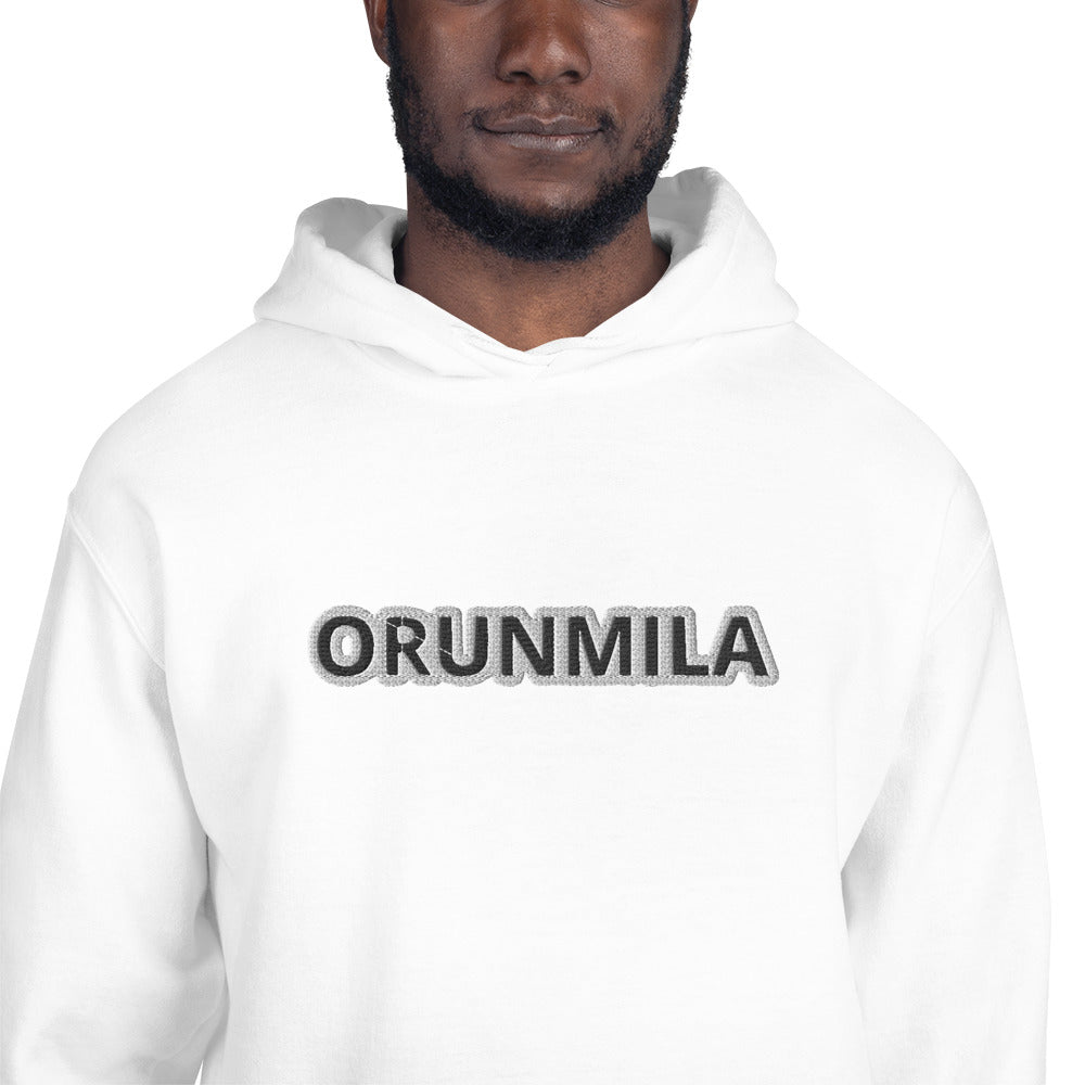 Egbe Iré ÀWO Logo Orunmila embroidered Aje 3 Unisex Hoodie