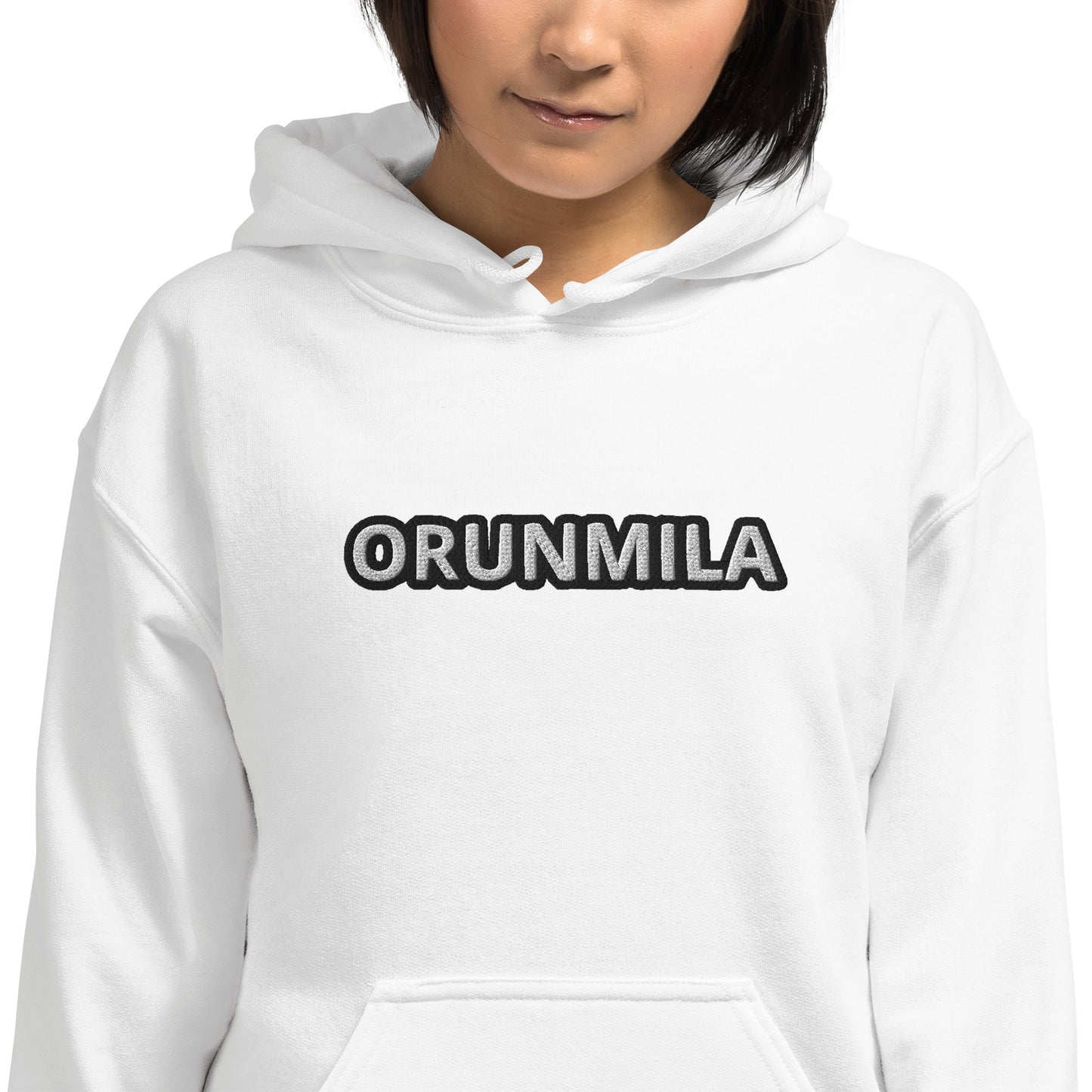 Egbe Iré ÀWO Logo Orunmila embroidered Aje 2 Unisex Hoodie