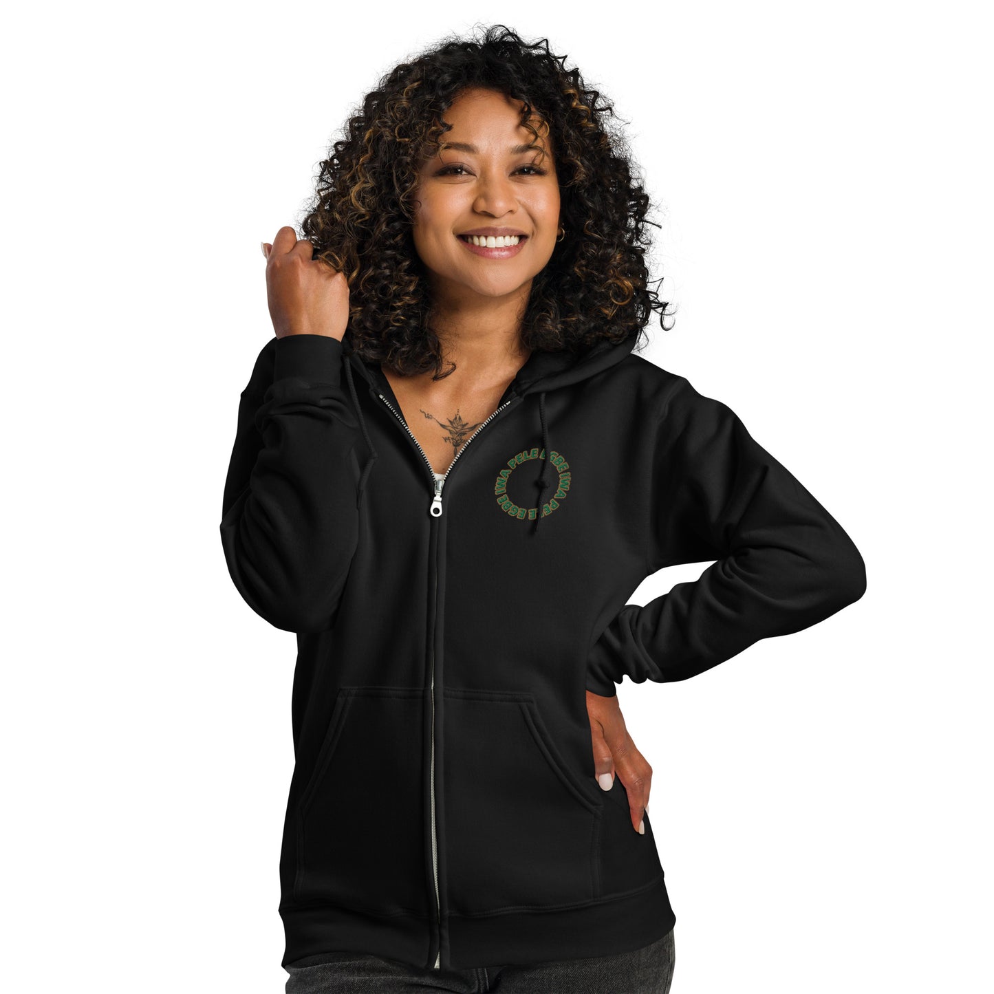 Egbe Iwa Pele NY Unisex heavy blend zip hoodie