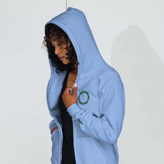 Egbe Iwa Pele ÀWO Isese reverse Unisex heavy blend zip hoodie