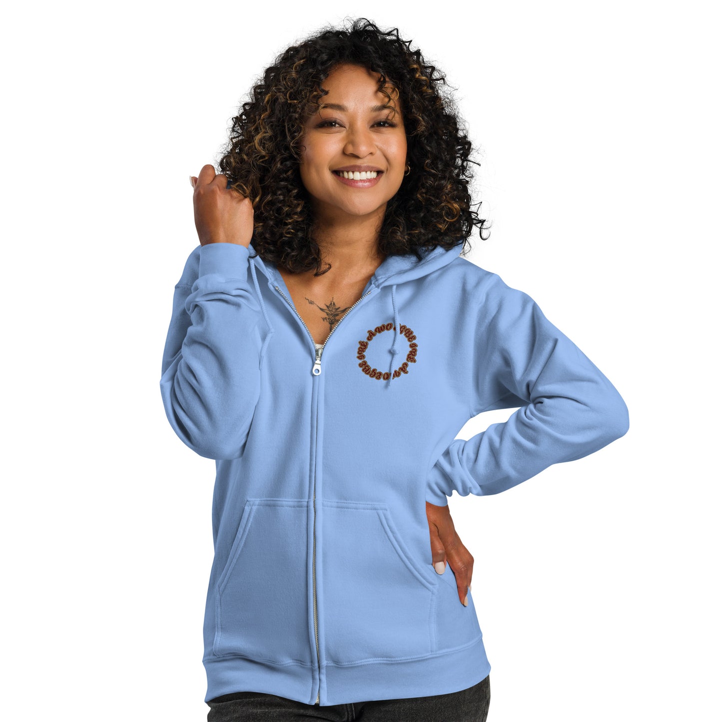 Egbe Iré ÀWO Wiccan Unisex heavy blend zip hoodie