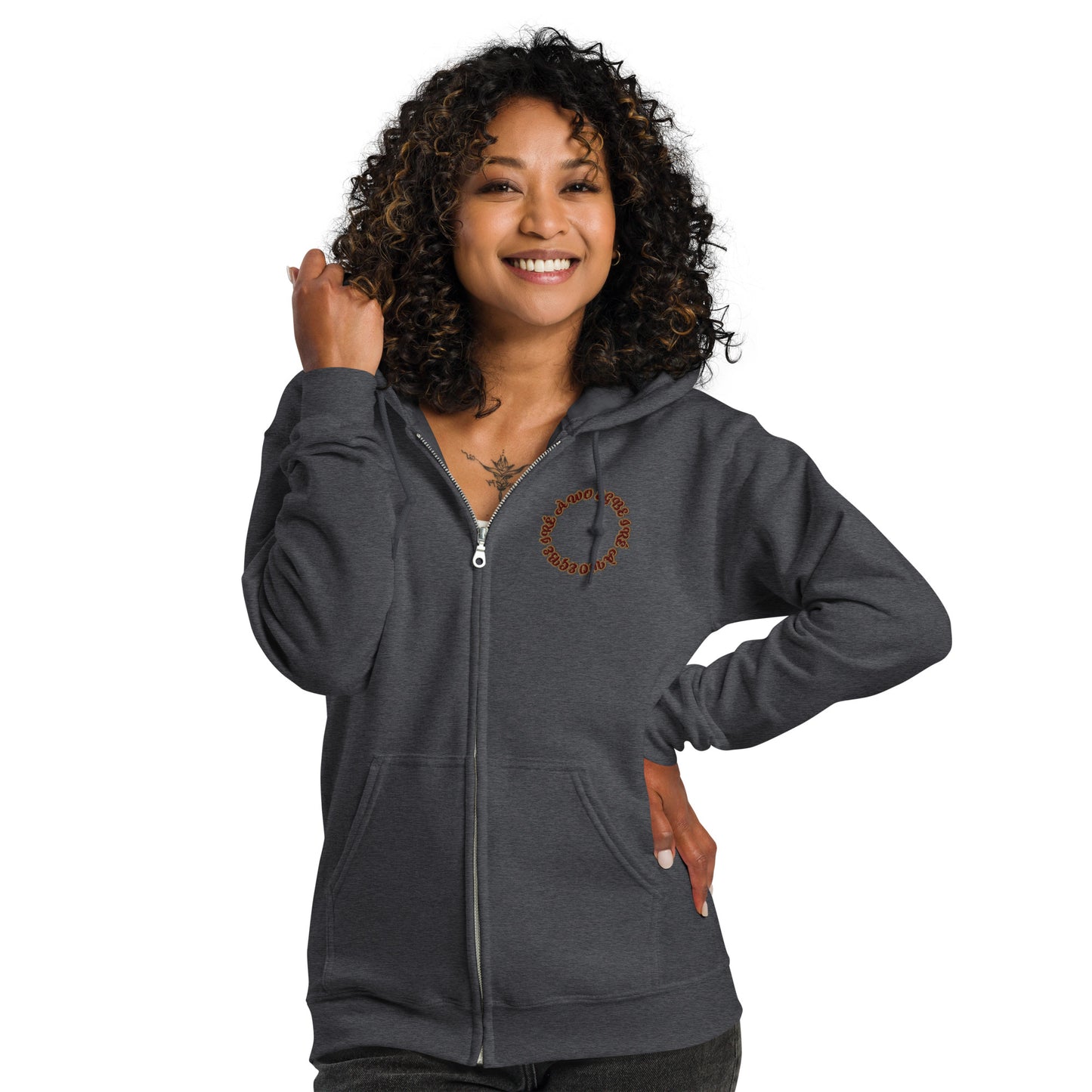 Egbe Iré ÀWO Wiccan Unisex heavy blend zip hoodie