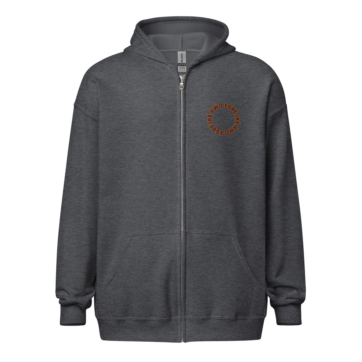 Egbe Iré ÀWO Unisex heavy blend zip hoodie