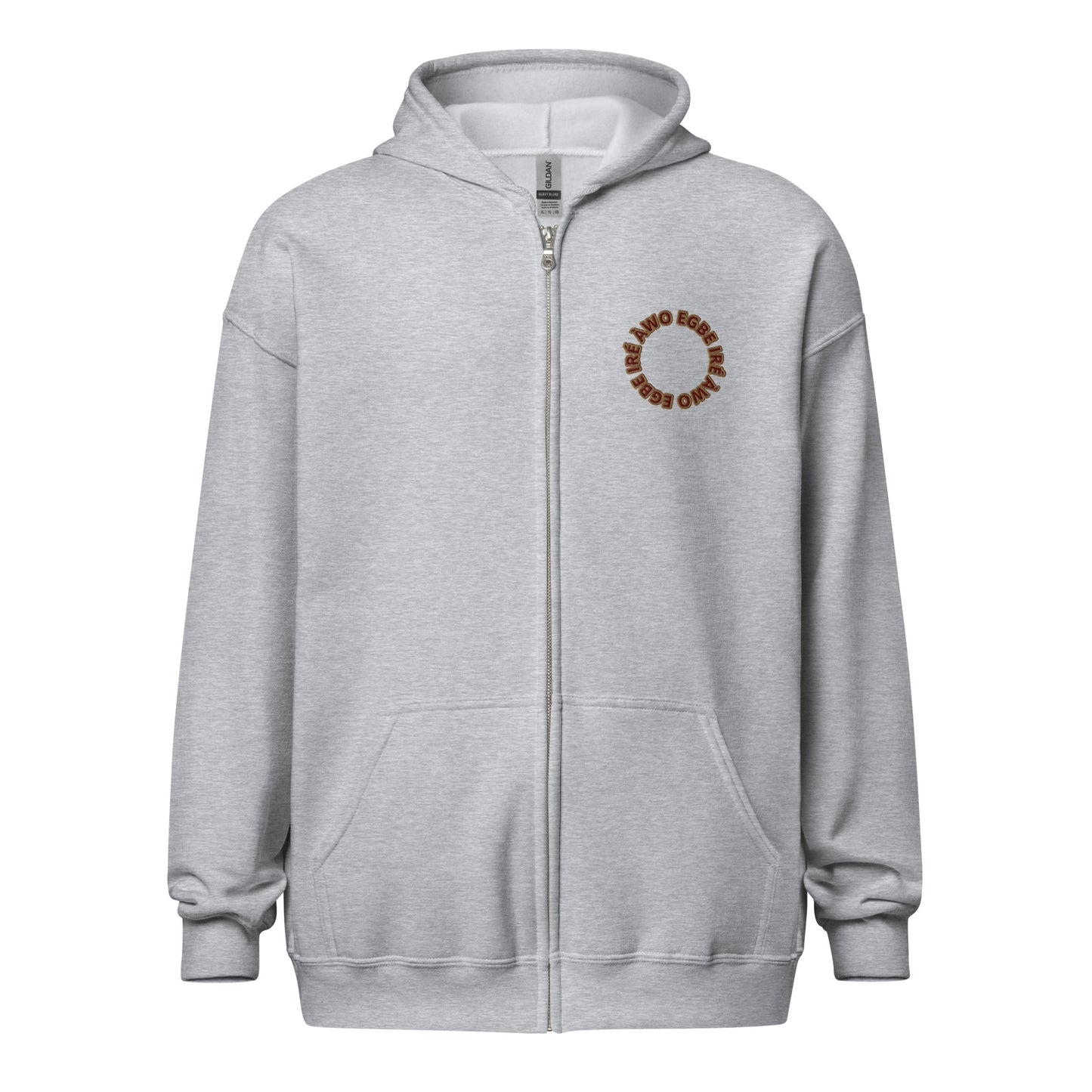 Egbe Iré ÀWO Unisex heavy blend zip hoodie