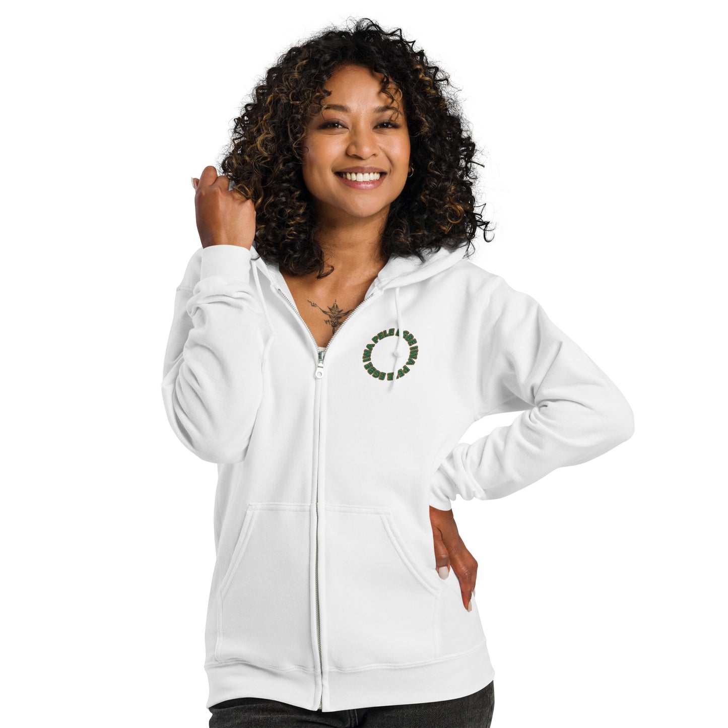 Egbe Iwa Pele NY Unisex heavy blend zip hoodie