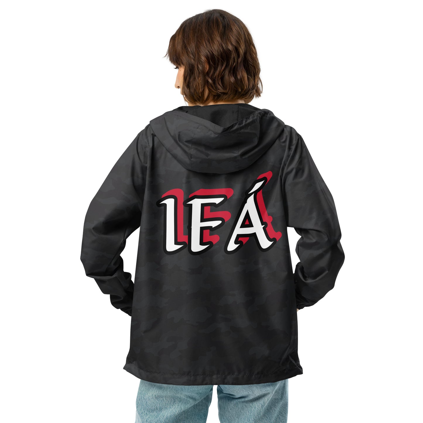 Egbe Logo Ifa Ájé 1 Unisex lightweight zip up windbreaker