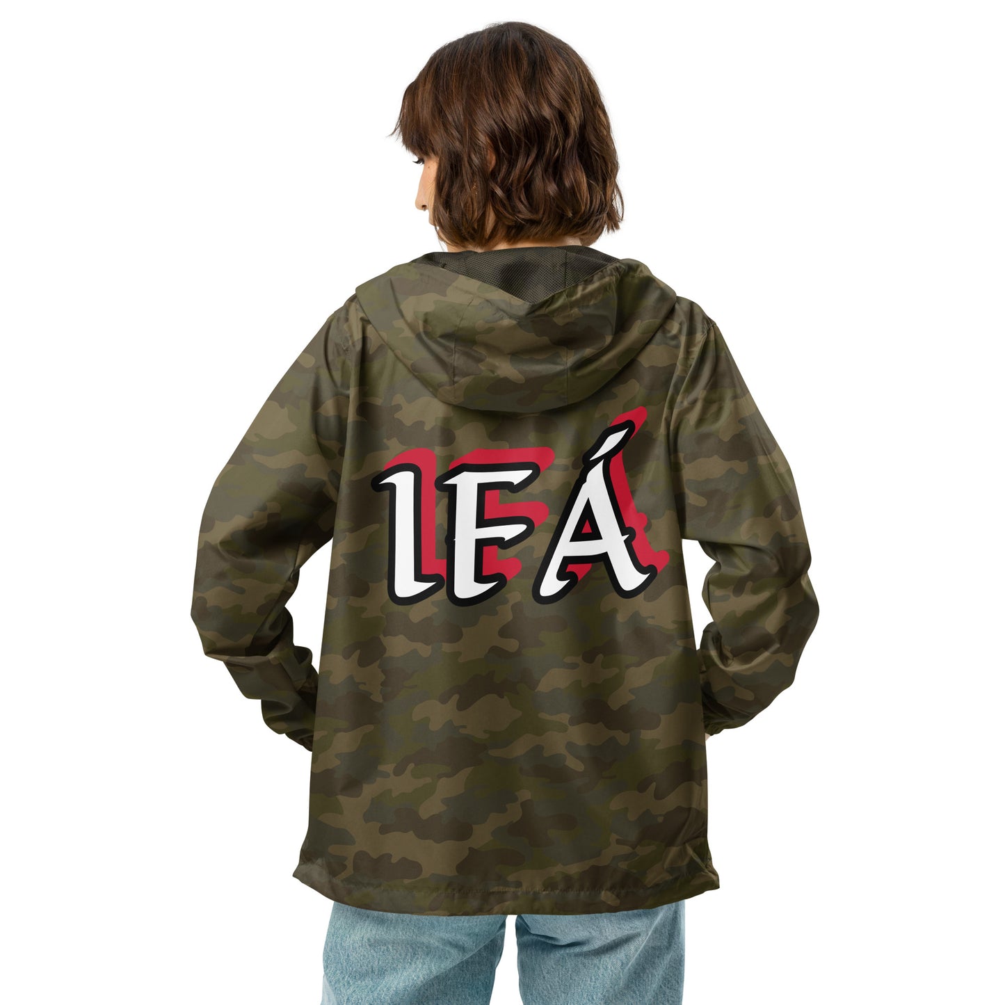 Egbe Logo Ifa Ájé 1 Unisex lightweight zip up windbreaker