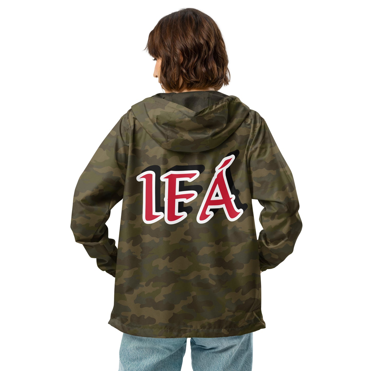 Egbe Logo Ifa Ájé 2 Unisex lightweight zip up windbreaker