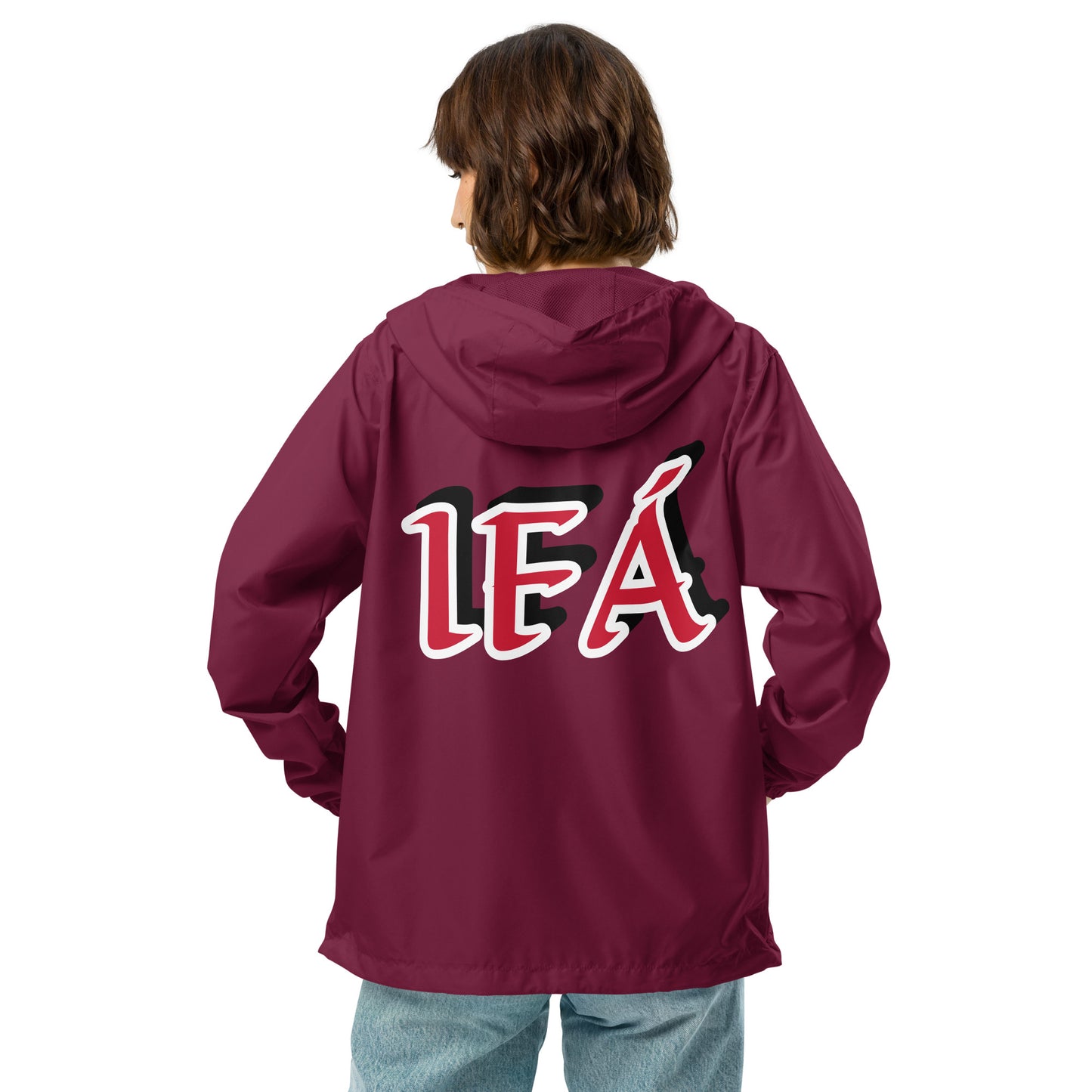 Egbe Logo Ifa Ájé 2 Unisex lightweight zip up windbreaker