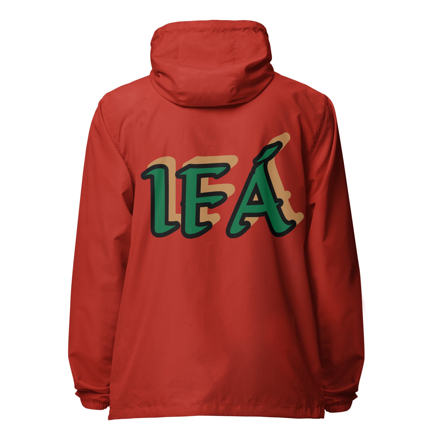 Egbe Logo Ifa Gold incognito Unisex lightweight zip up windbreaker