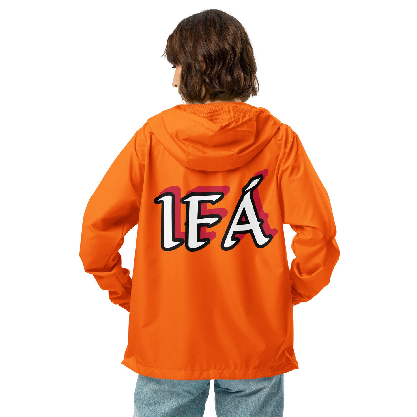 Egbe Logo Ifa Ájé 1 Unisex lightweight zip up windbreaker