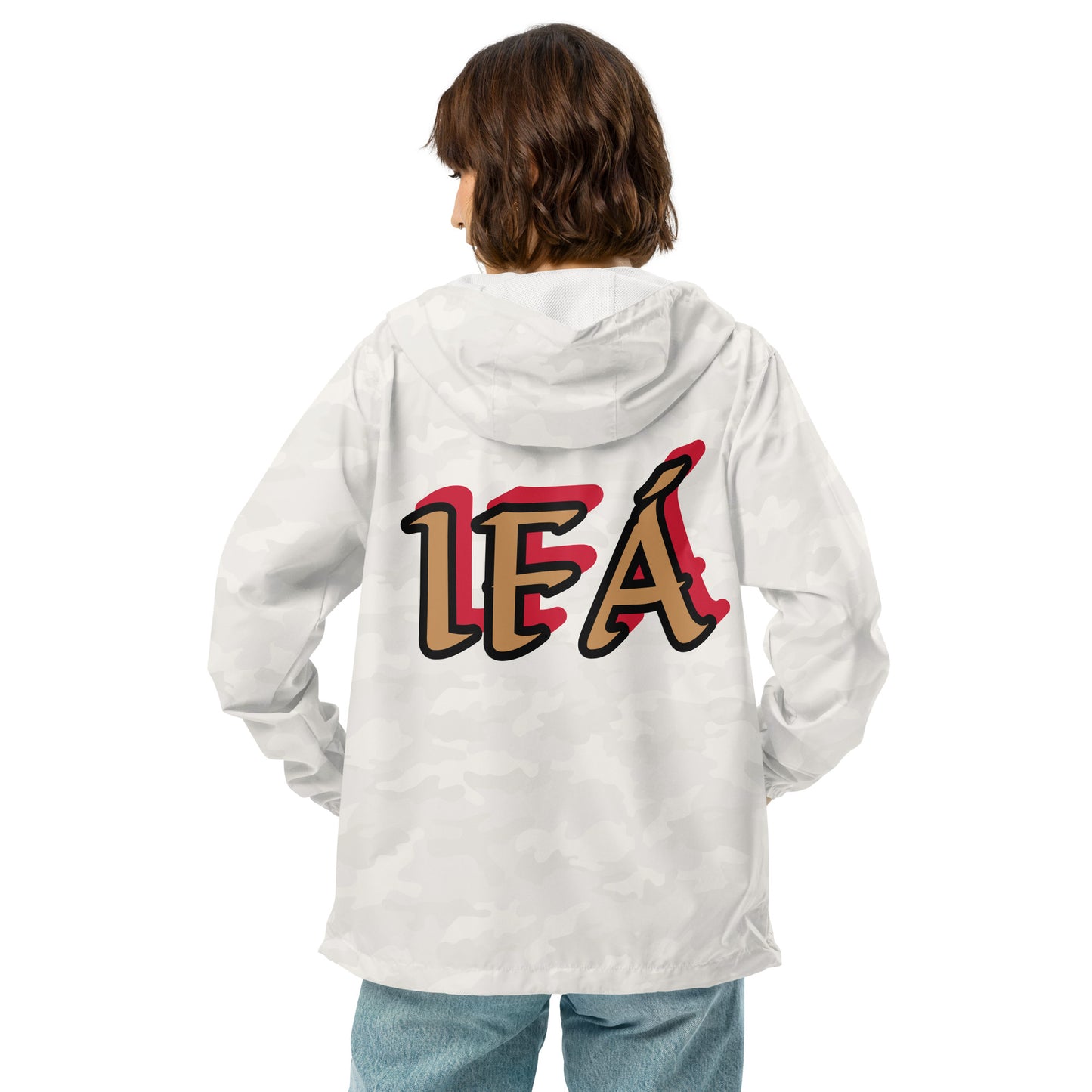 Egbe Logo Ifa Gold Unisex lightweight zip up windbreaker