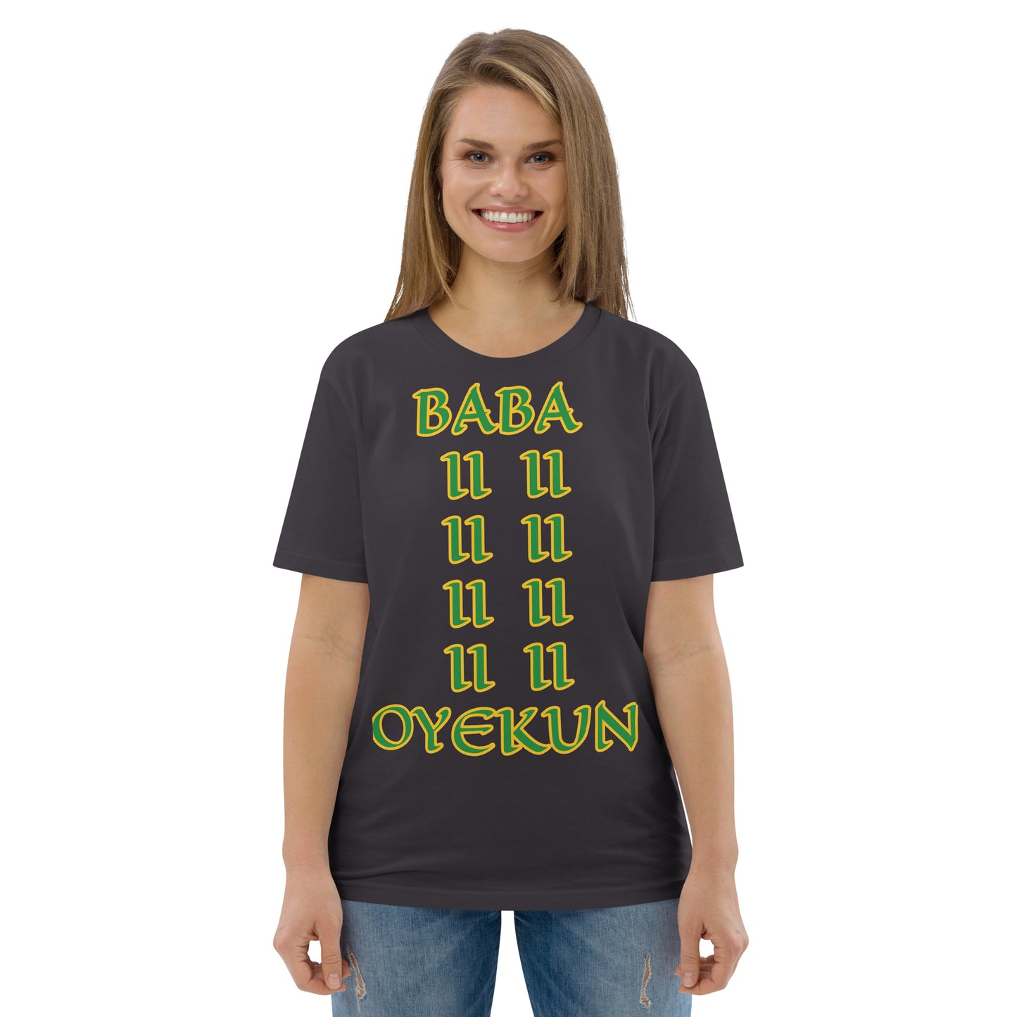 Baba Oyekun Lucumi Unisex organic cotton t-shirt