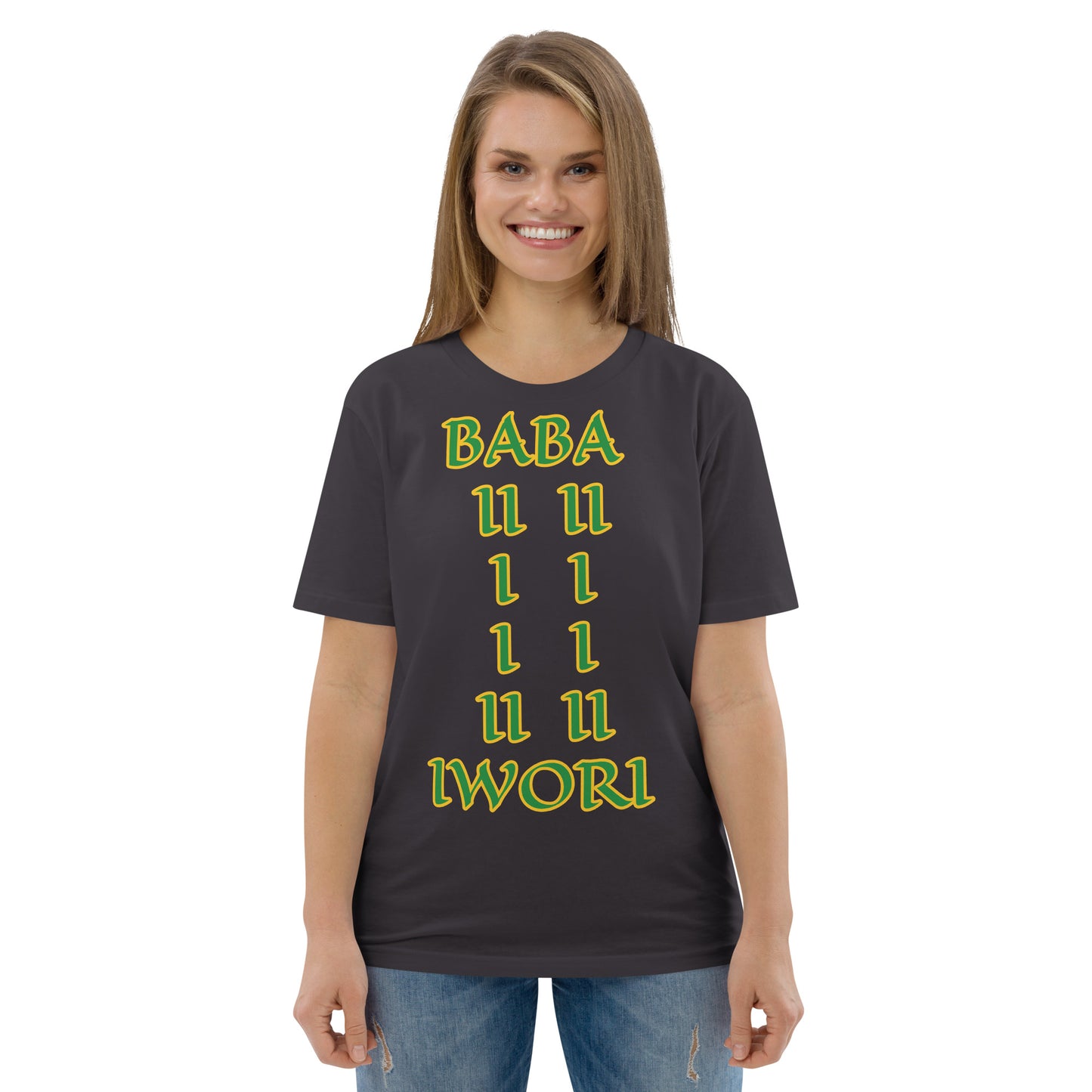 Baba Iwori Lucumi Unisex organic cotton t-shirt