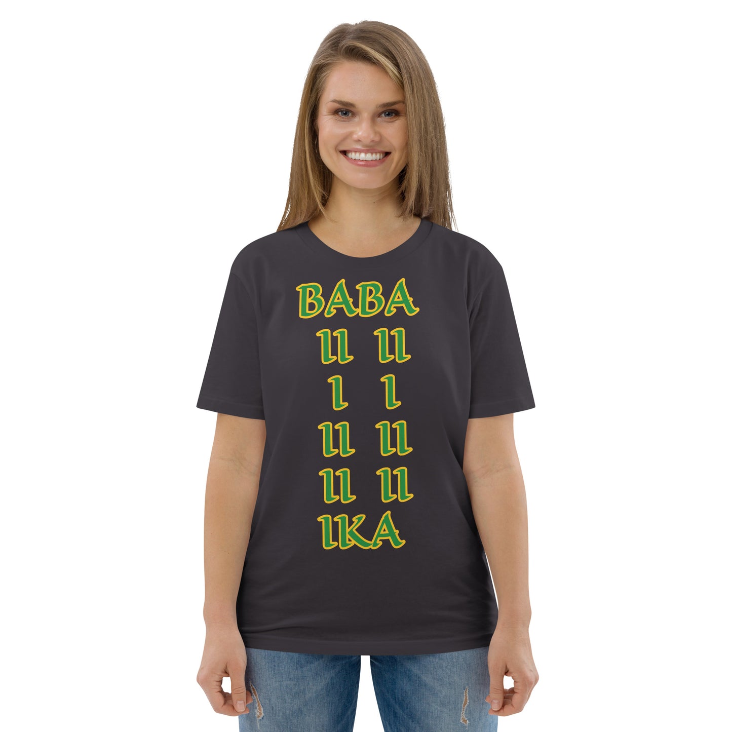 Baba Ika Lucumi Unisex organic cotton t-shirt