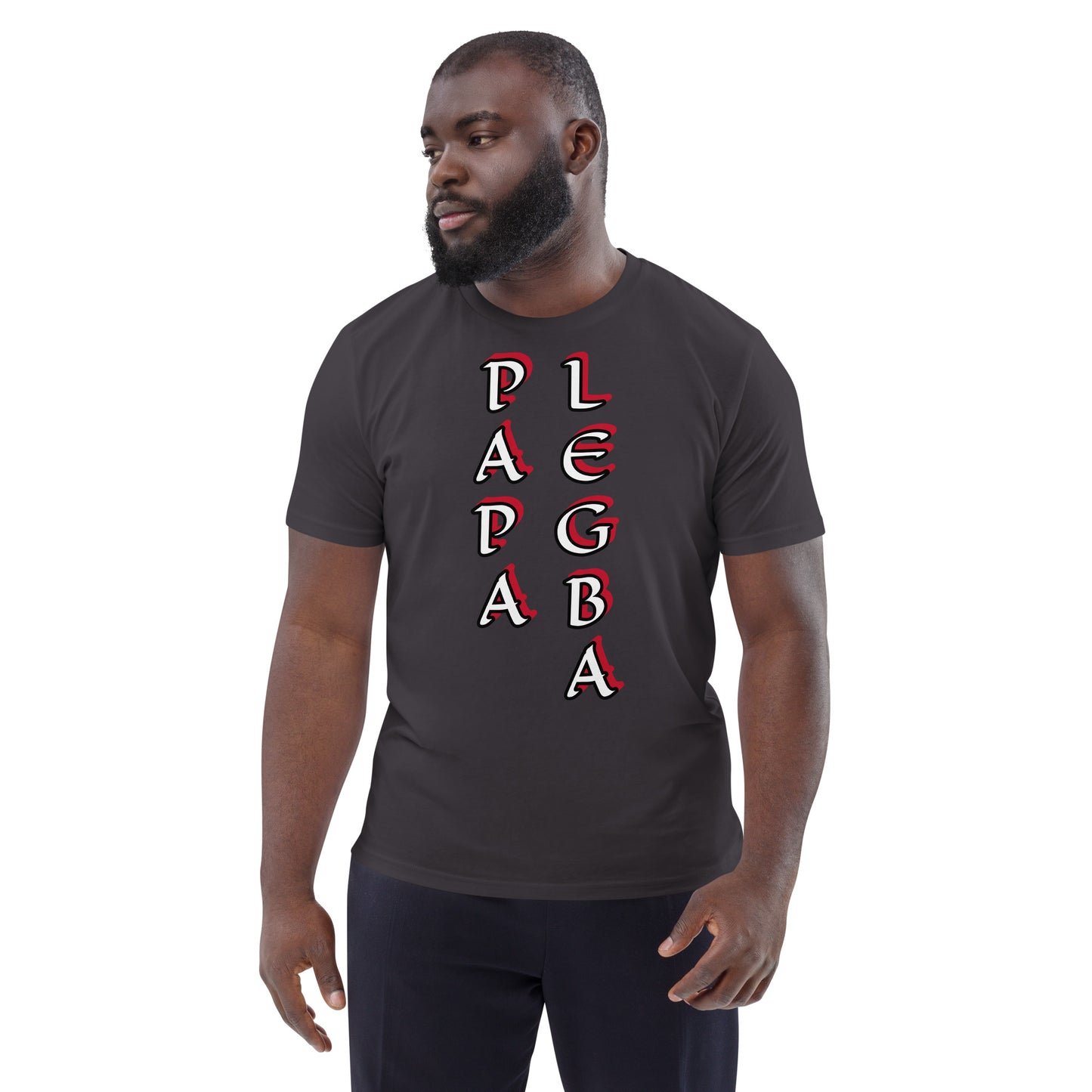 Papa Legba Vertical 1 Unisex organic cotton t-shirt