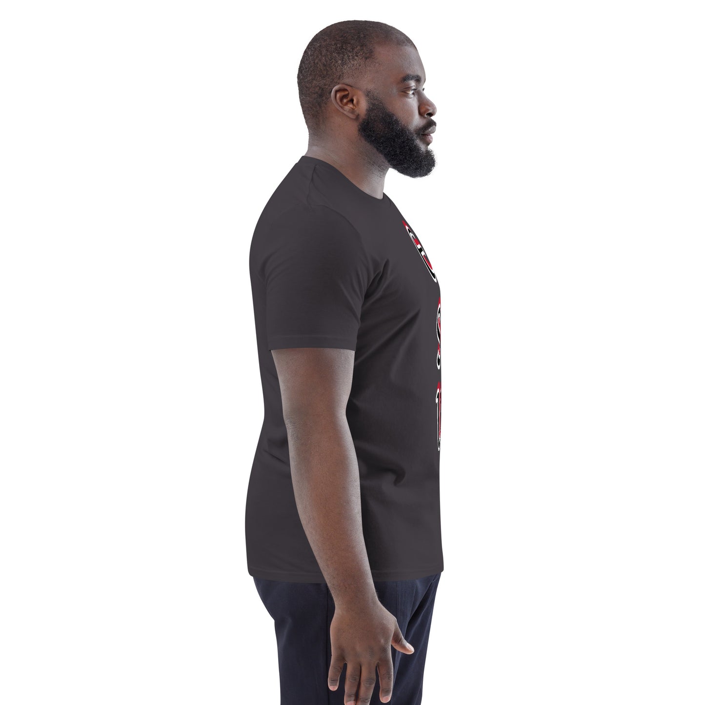 Esu vertical 3 Unisex organic cotton t-shirt