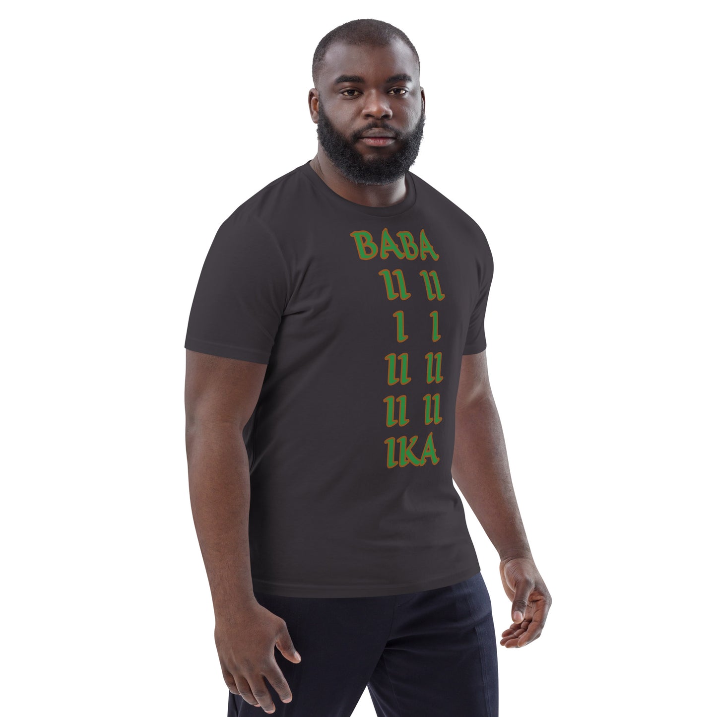 Baba Ika Isese Unisex organic cotton t-shirt