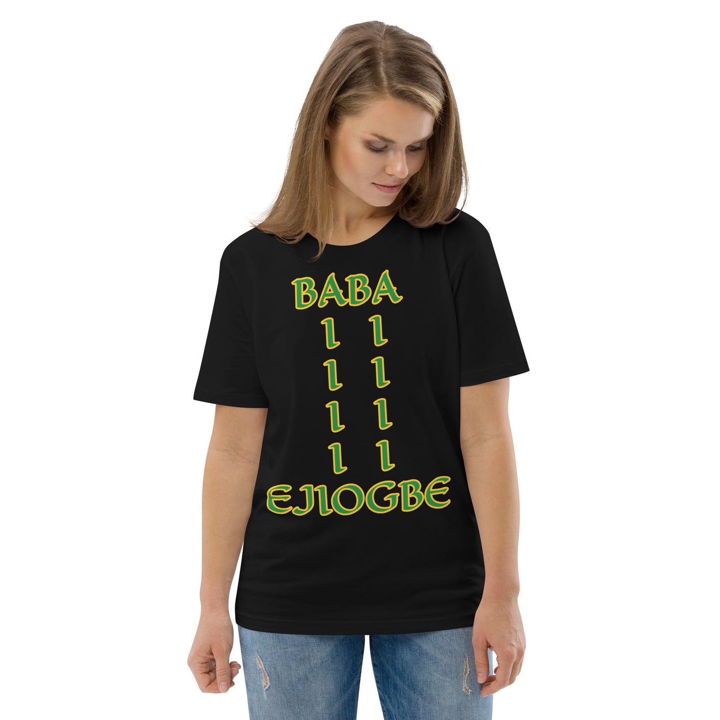 Baba EjiOgbe Lucumi Unisex organic cotton t-shirt