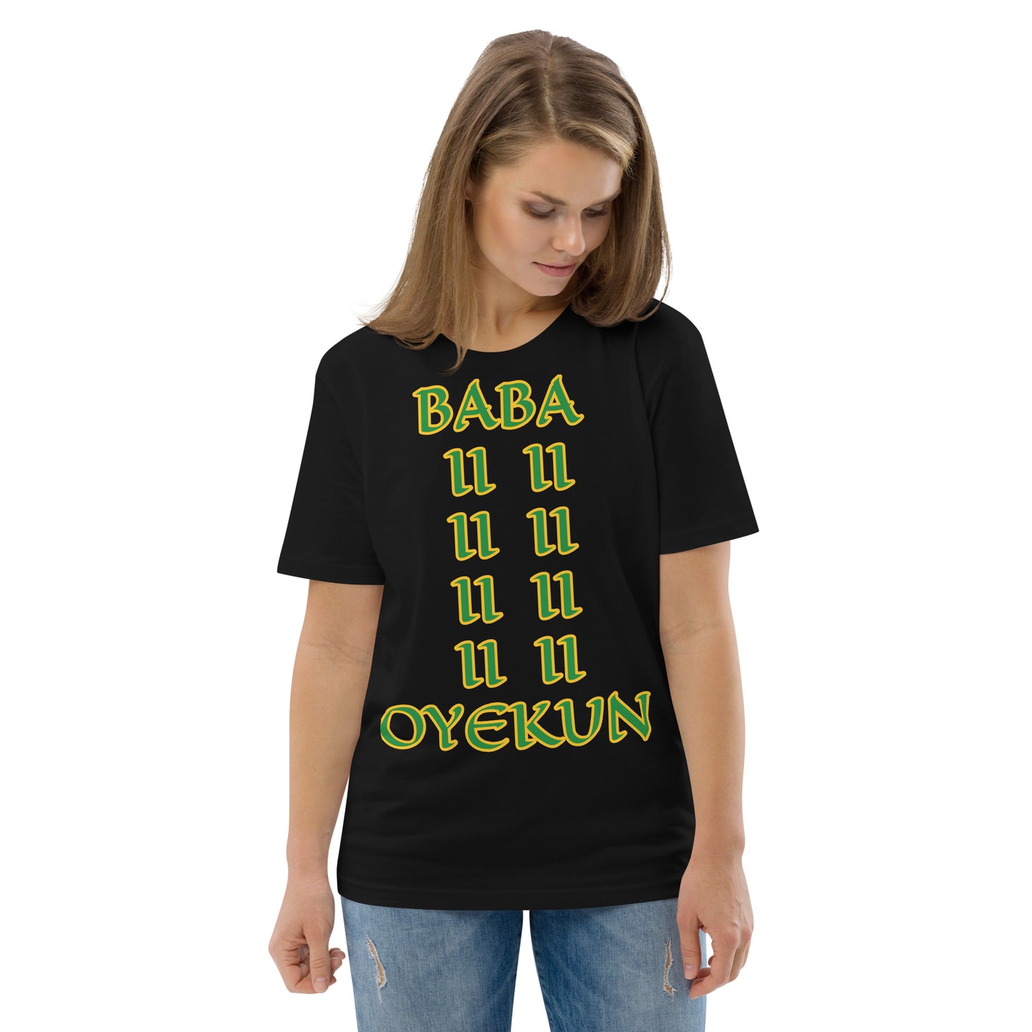 Baba Oyekun Lucumi Unisex organic cotton t-shirt