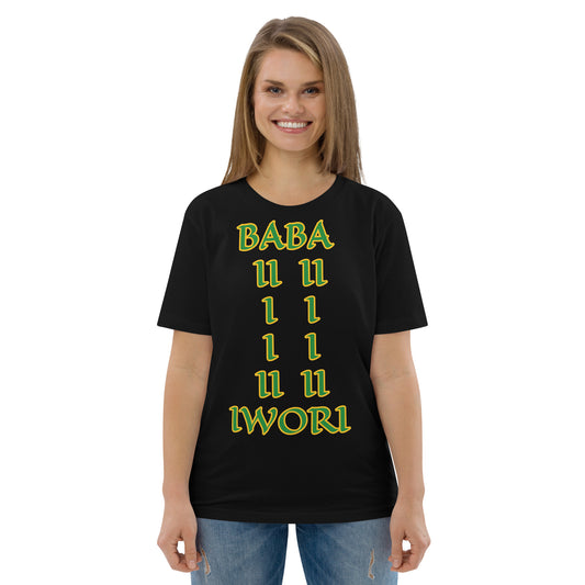 Baba Iwori Lucumi Unisex organic cotton t-shirt