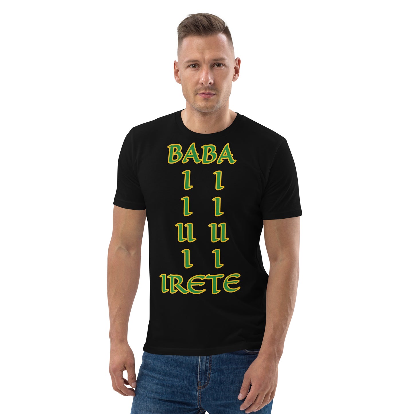 Baba Irete Lucumi Unisex organic cotton t-shirt