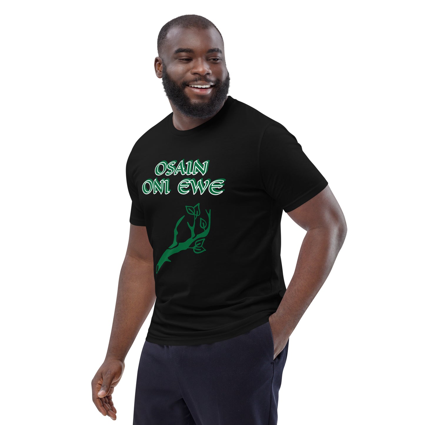 Osain Lucumi Green Unisex organic cotton t-shirt