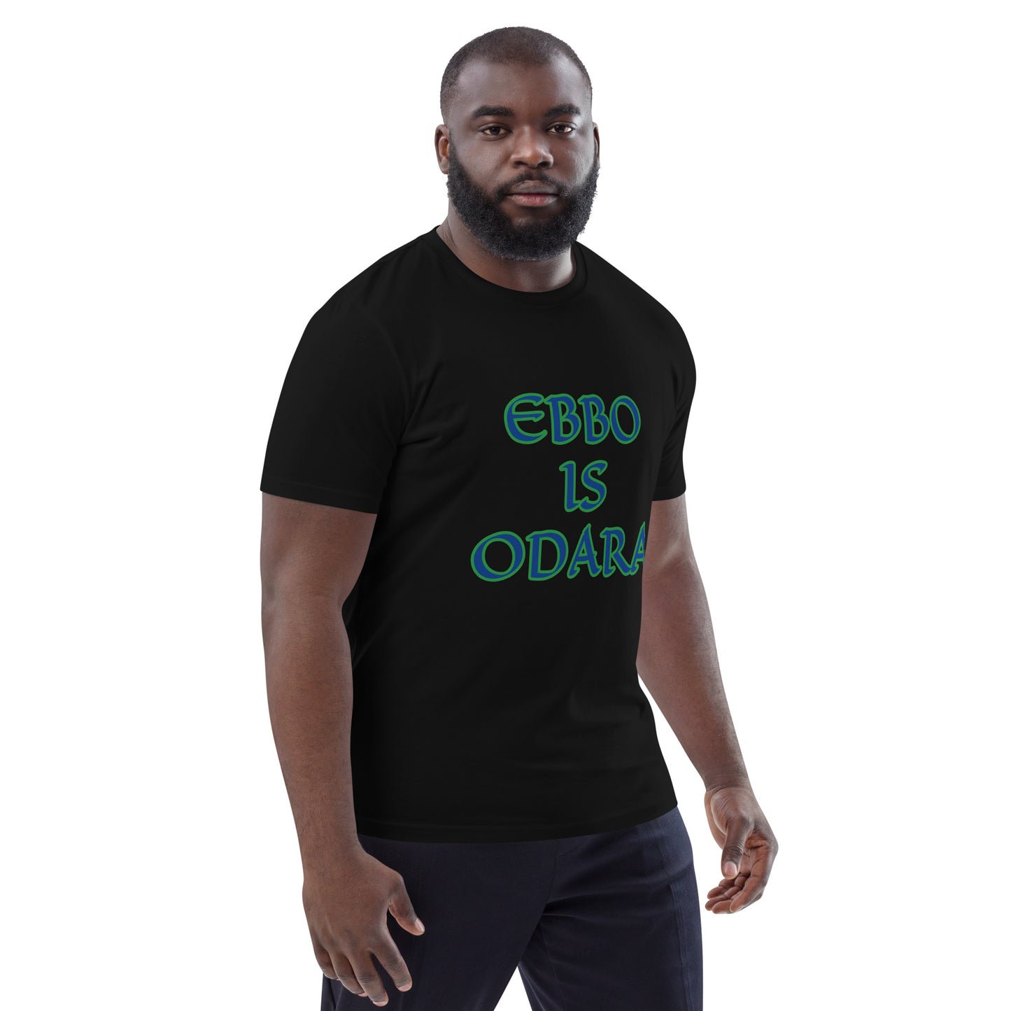 Ebbo is Odara Blue Unisex organic cotton t-shirt