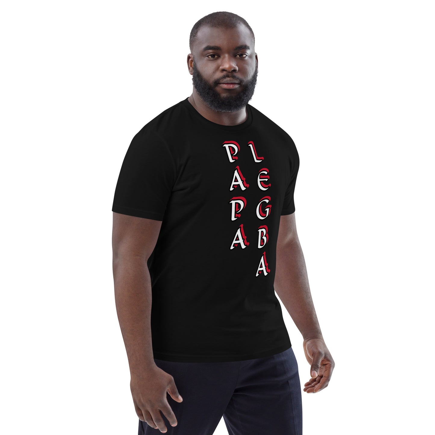 Papa Legba Vertical 1 Unisex organic cotton t-shirt