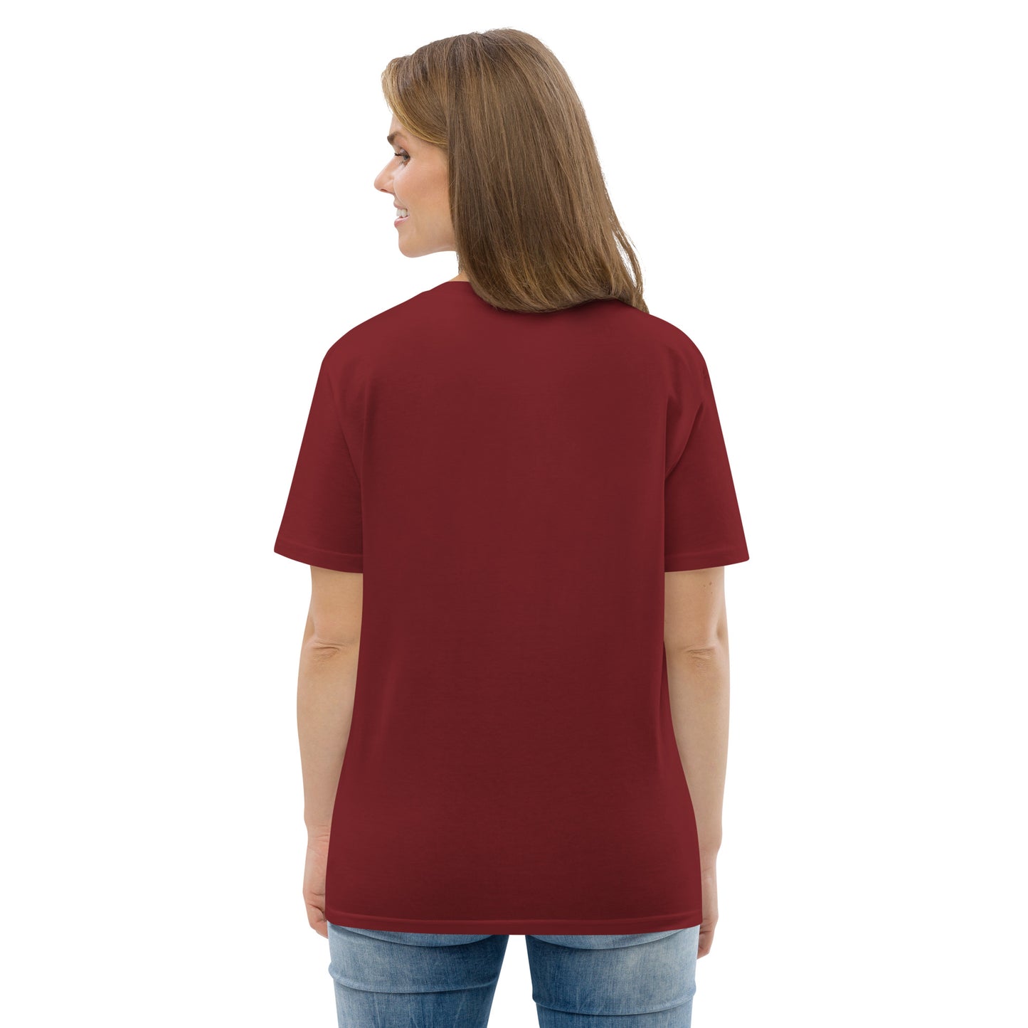 Ebbo is Odara Red Unisex organic cotton t-shirt