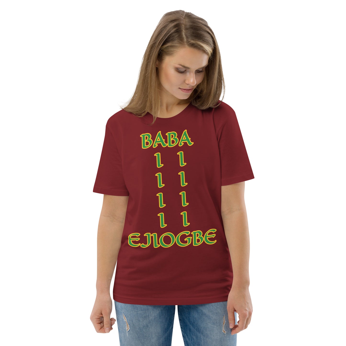 Baba EjiOgbe Lucumi Unisex organic cotton t-shirt