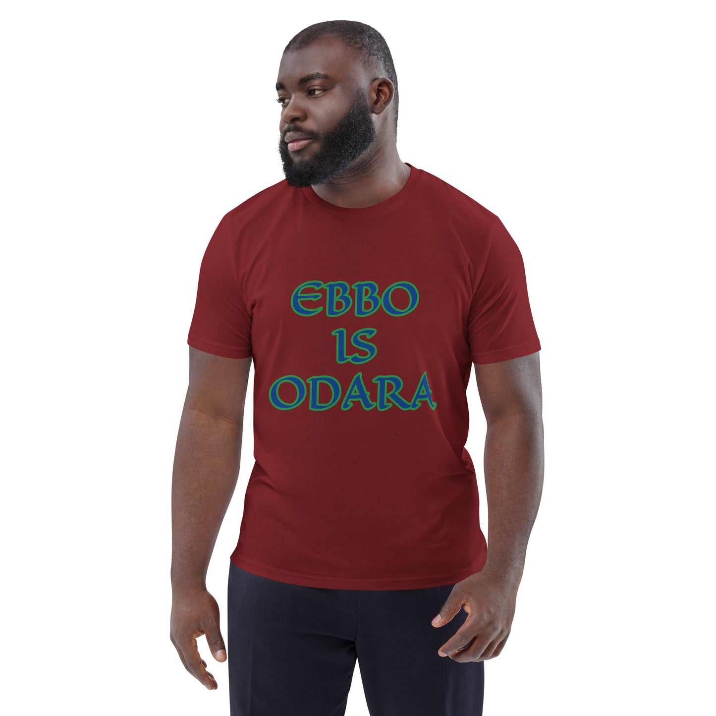 Ebbo is Odara Blue Unisex organic cotton t-shirt