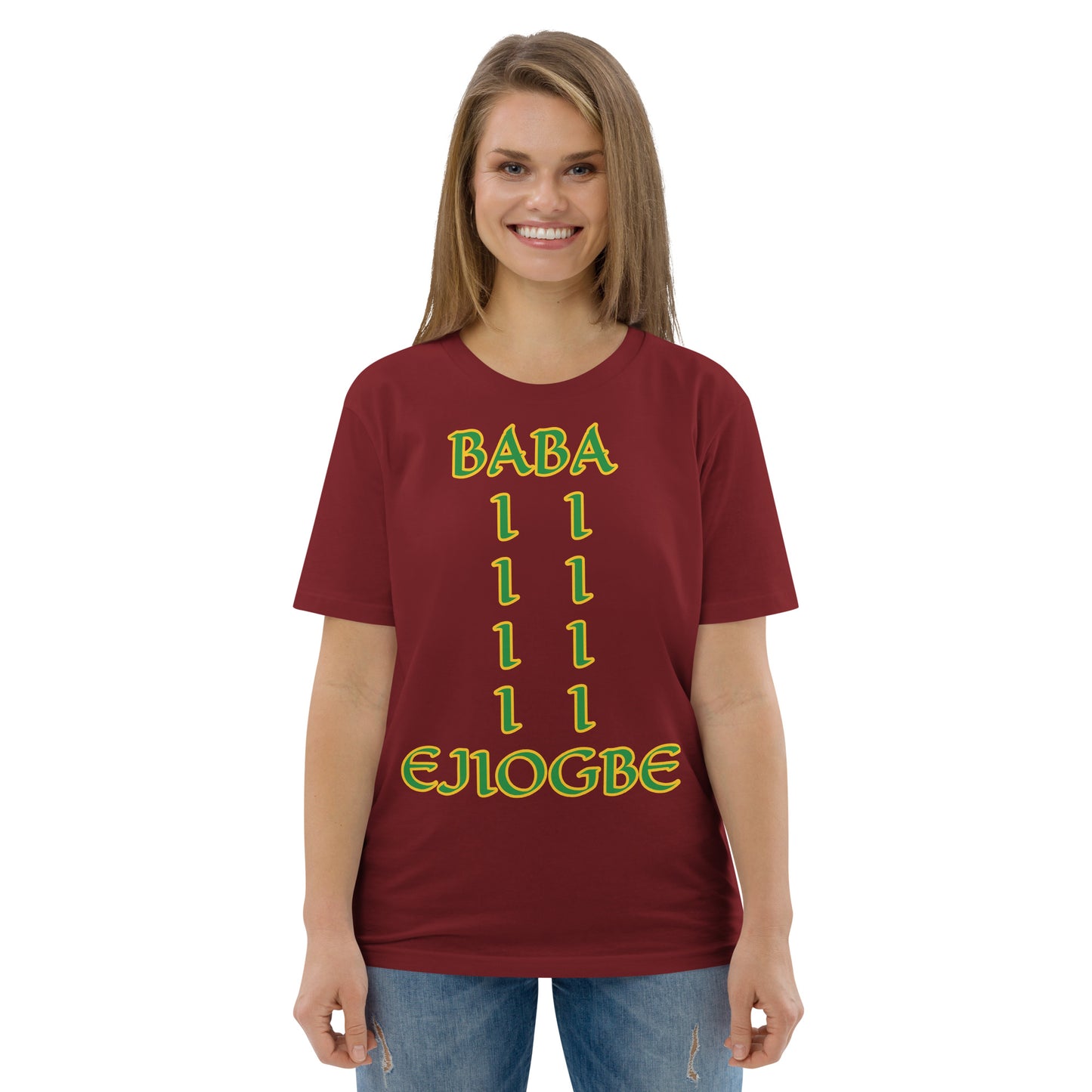 Baba EjiOgbe Lucumi Unisex organic cotton t-shirt