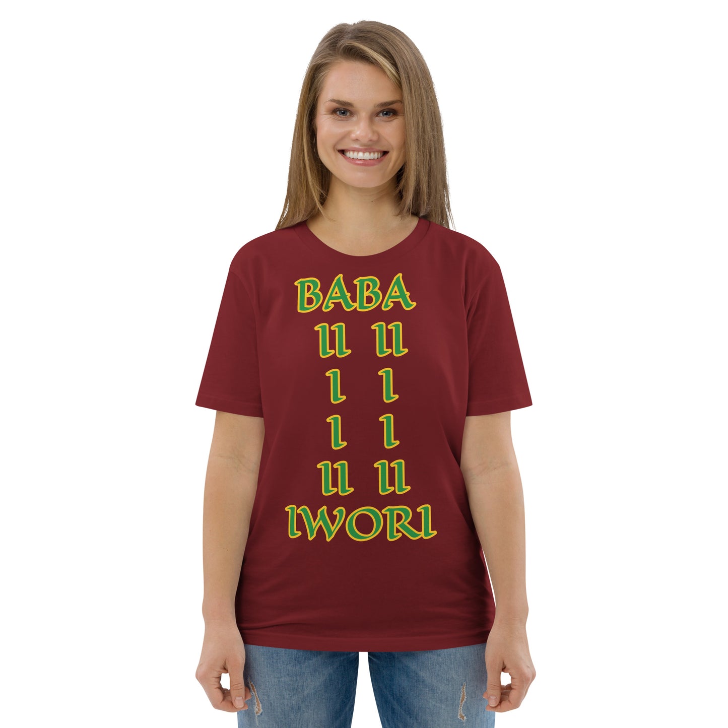 Baba Iwori Lucumi Unisex organic cotton t-shirt