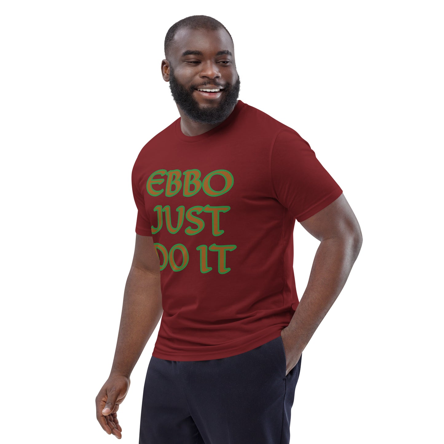 Ebbo Just Do It Isese reverse Unisex organic cotton t-shirt