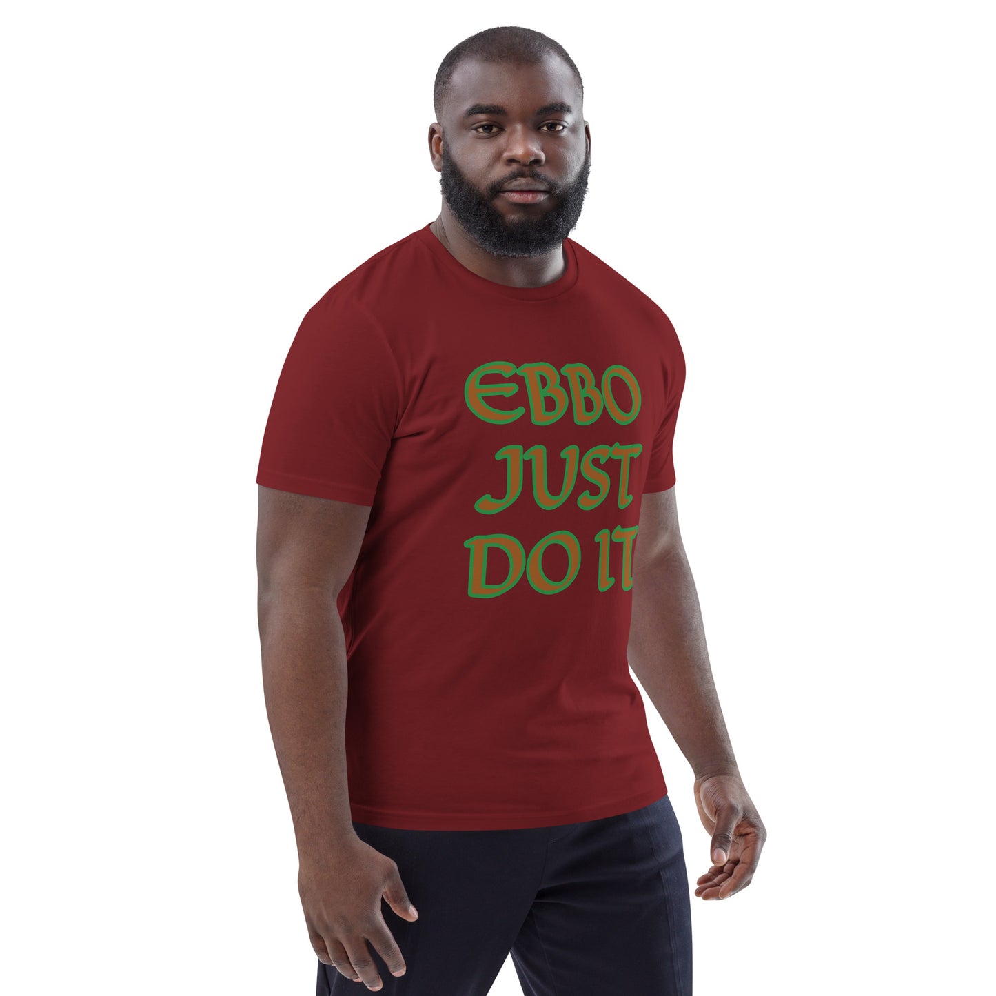 Ebbo Just Do It Isese reverse Unisex organic cotton t-shirt