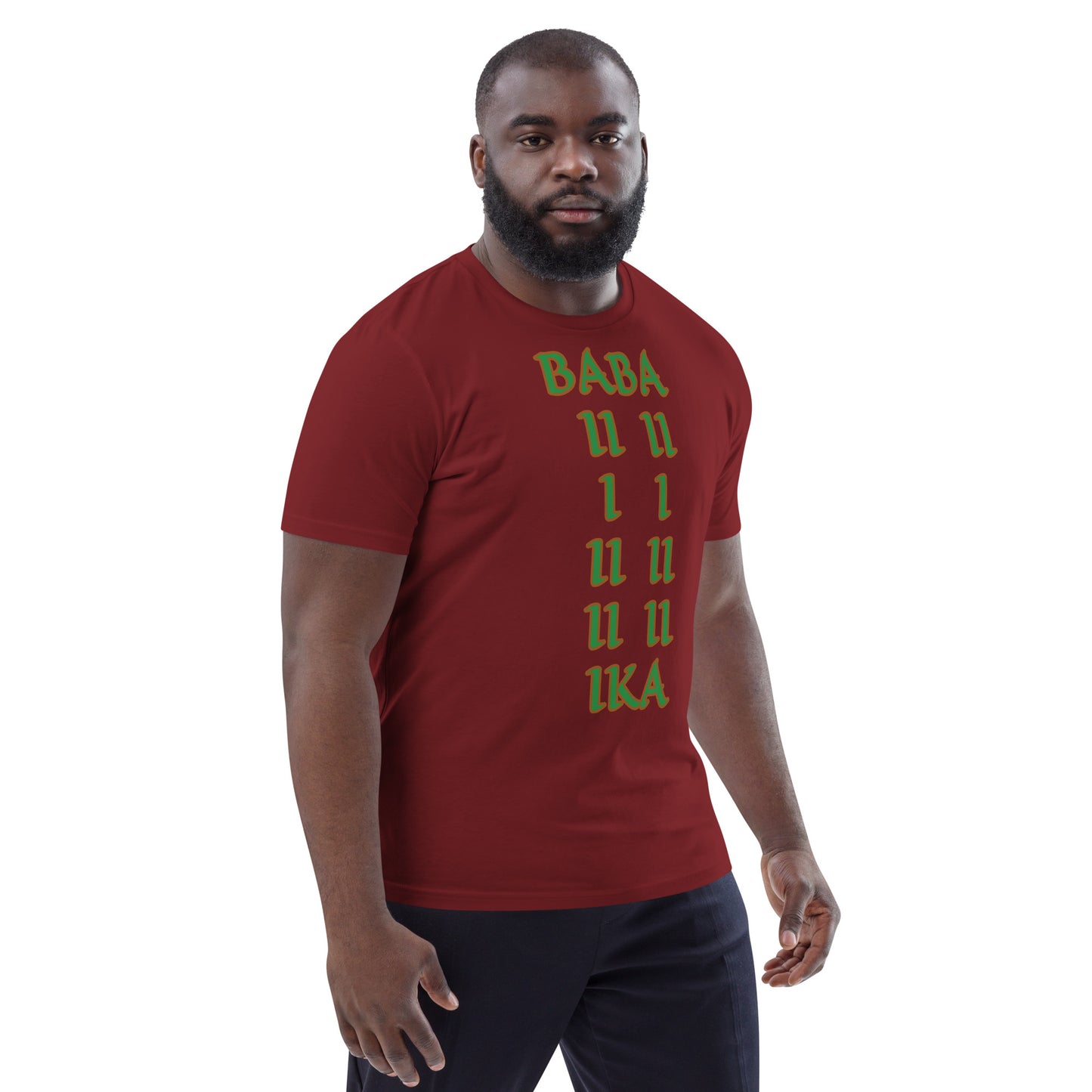 Baba Ika Isese Unisex organic cotton t-shirt